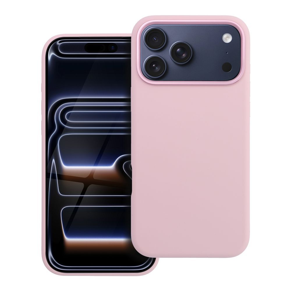Maciņš telefonam iPhone 17 PRO MAX Forcell F-Protect Frame Premium saderīgs ar Magsafe rozā