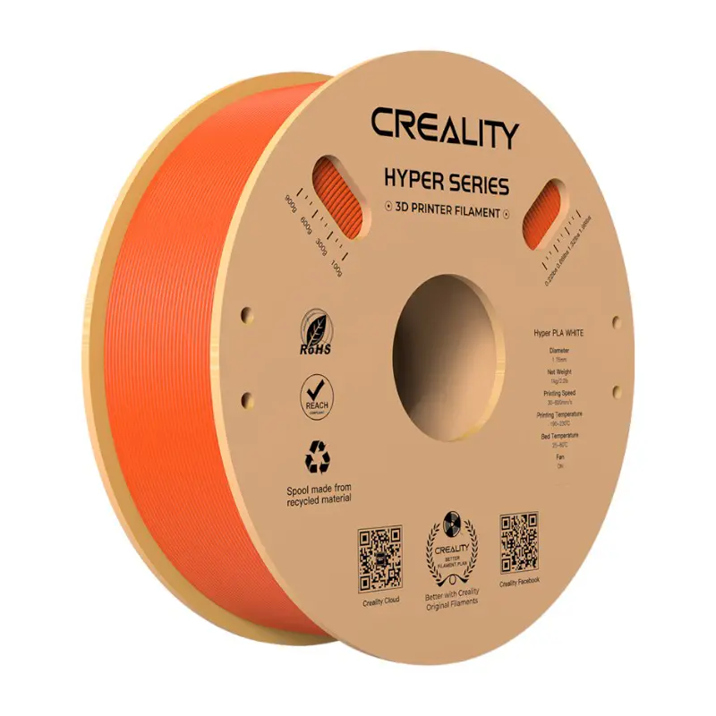 Hyper PLA filaments Creality (oranžs)