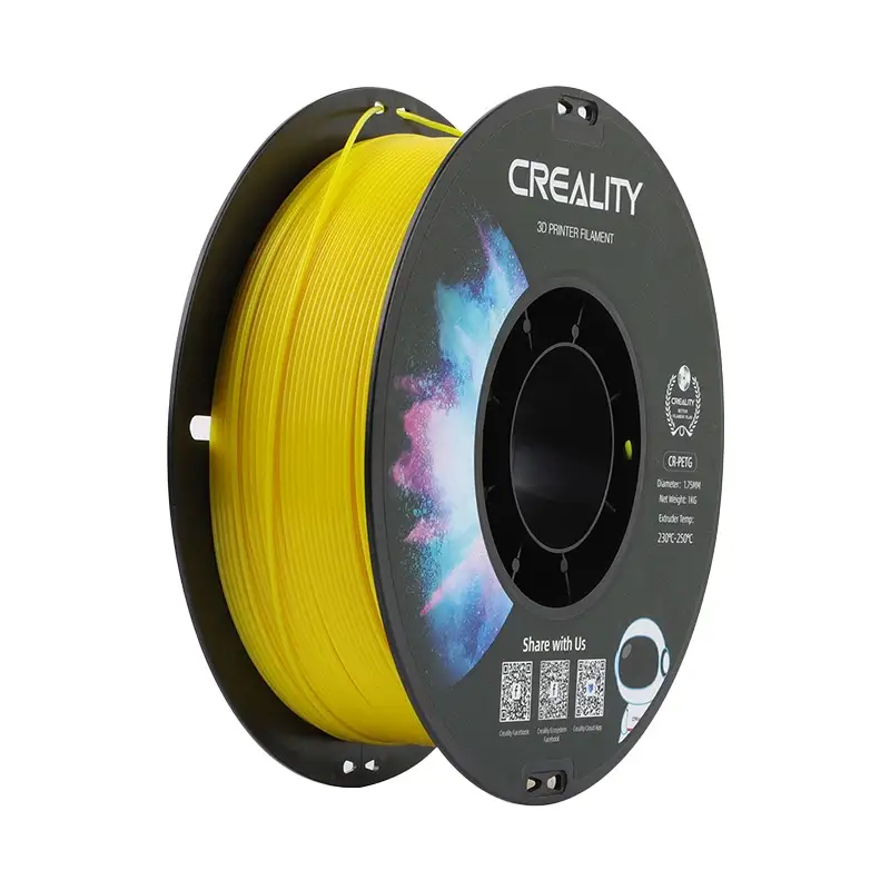 CR-PETG Filaments Creality (Dzeltens)