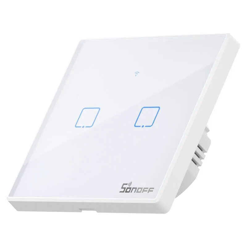 Viedais slēdzis WiFi + RF 433 Sonoff T2 EU TX (2 kanāli) atjaunināts