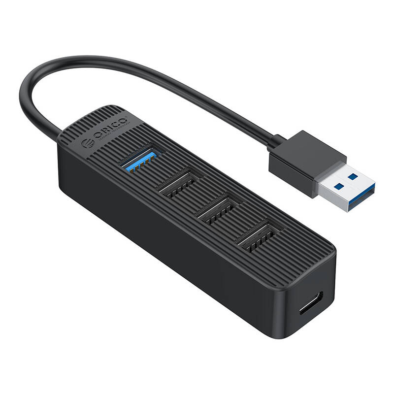 Orico USB uz USB 3.0 + 3x USB 2.0 Hub adapteris (melns)