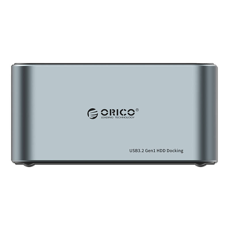 Orico dokstacija 2.5" / 3.5" HDD / SSD, 5Gbps, USB-C uz USB-C/A ar klonēšanas funkciju (melna)