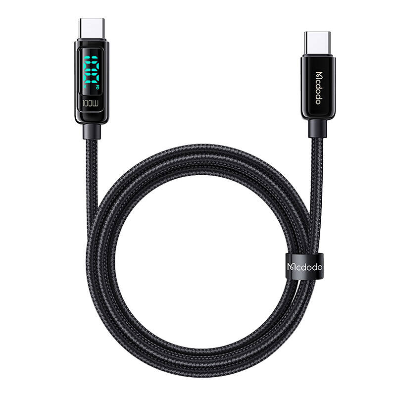 Mcdodo CA-8820 100W USB-C līdz USB-C kabelis, 1,2 m (melns)