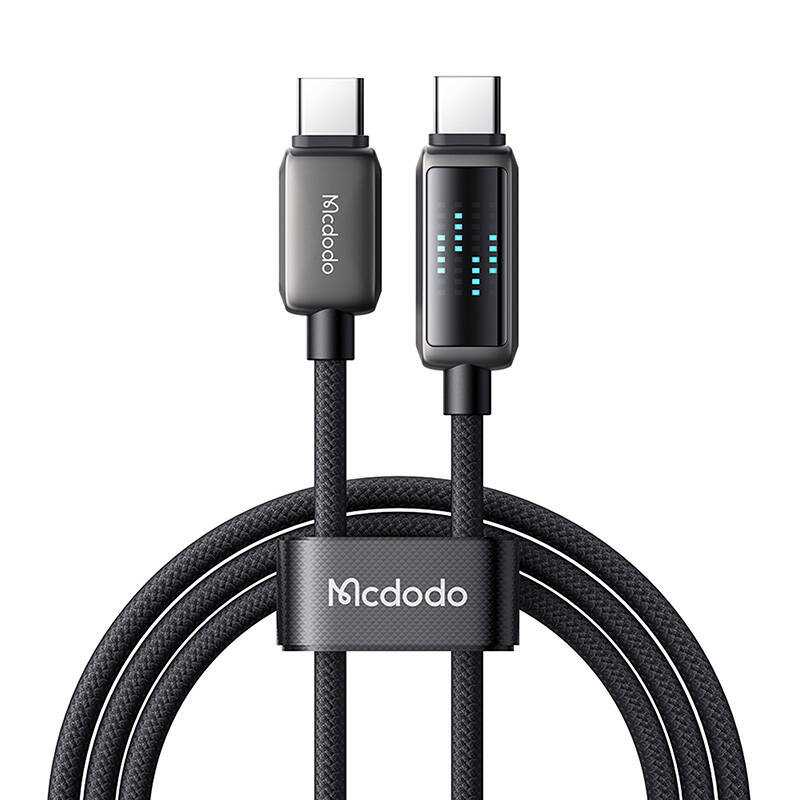 Mcdodo CA-4250 USB-C uz USB-C kabelis, 100W, ar LED indikatoru, 1.2m