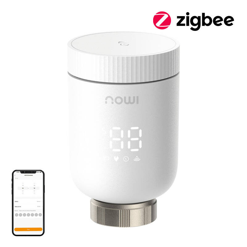 ZigBee termostatiskā galva IMOU IOT-TRV1-EU + 6 adapteri
