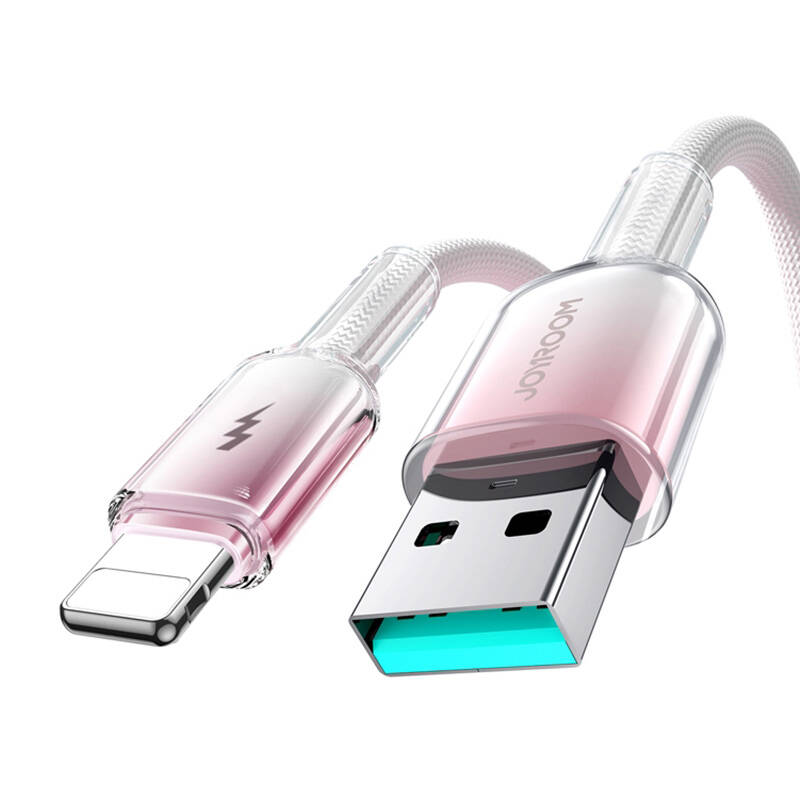 USB-A - Lightning kabelis Joyroom S-A42 3A 1.2m balts