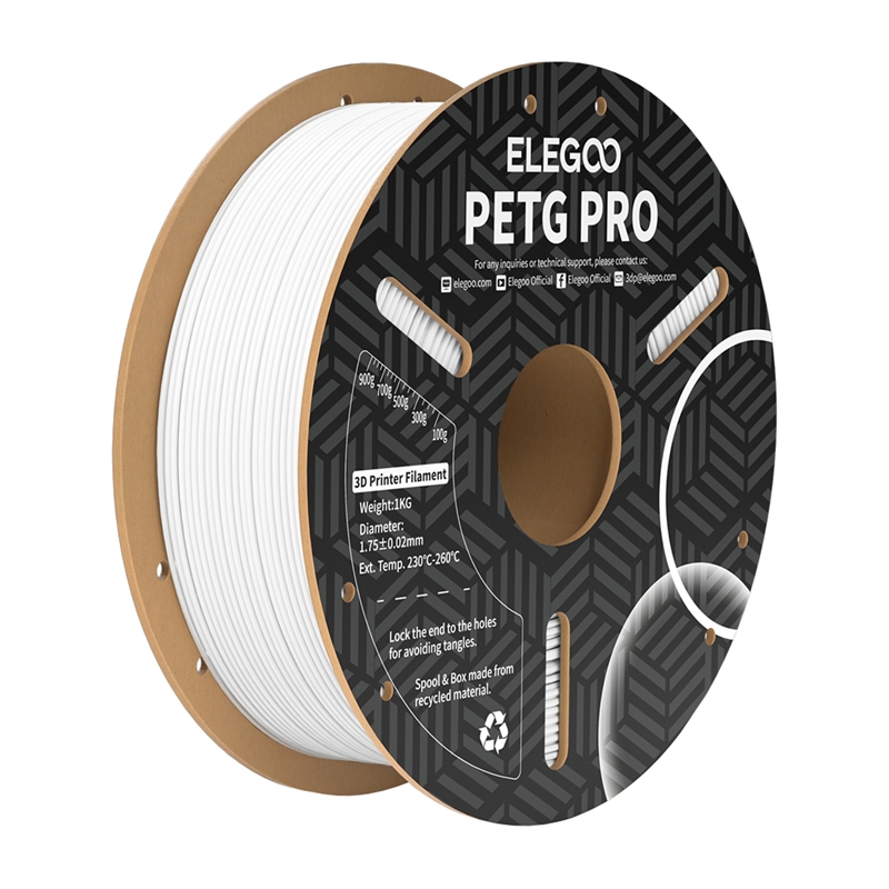 ELEGOO PETG Pro Filaments (Balts)