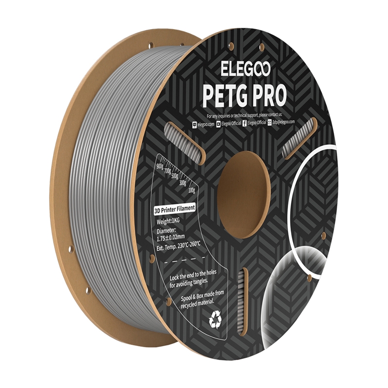 Filament PETG Pro ELEGOO (pelēks)