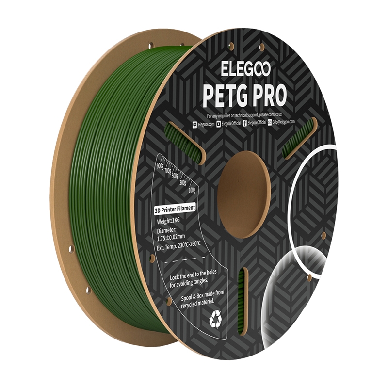 ELEGOO PETG Pro Filaments (Olīvu zaļš)