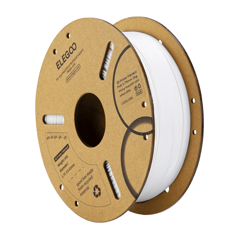 ELEGOO PLA Filaments (Balts)