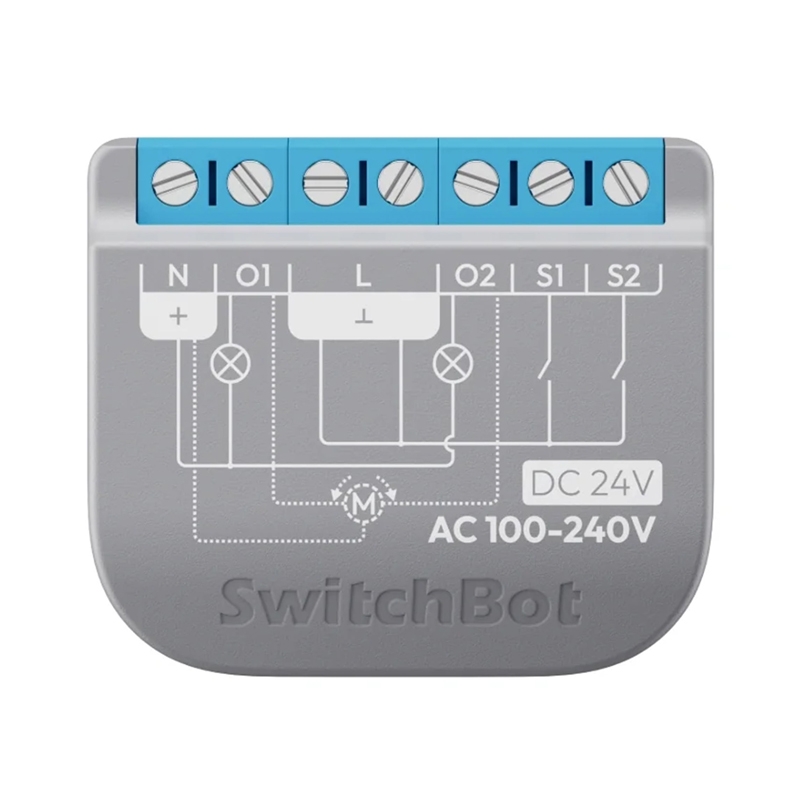 SwitchBot Relay Switch 2PM viedais divu kanālu slēdzis