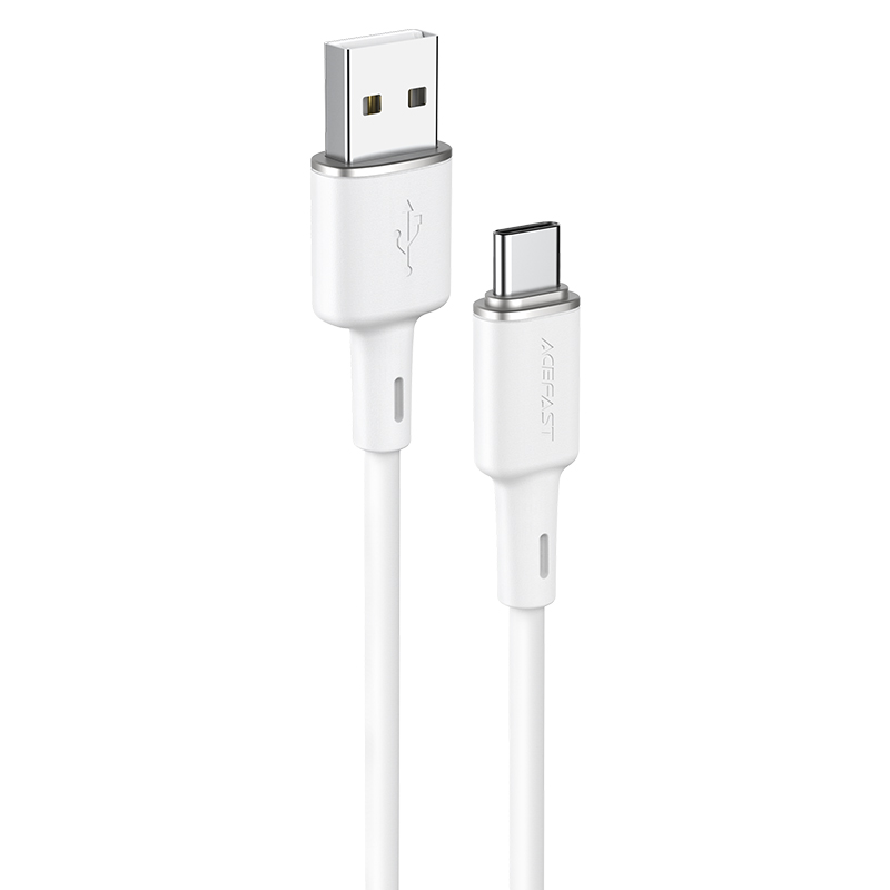 Acefast USB kabelis - USB Type C 1.2m, 3A balts (C2-04 balts)