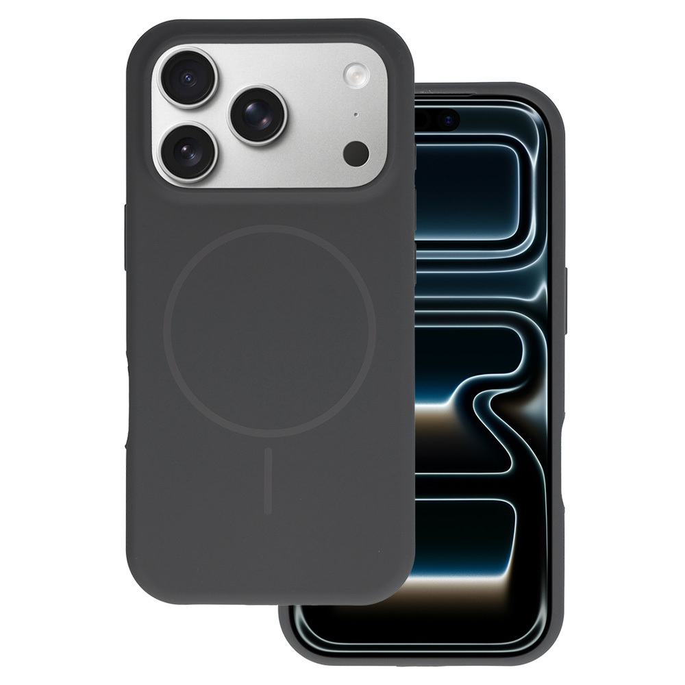 Magsafe Slim Silicone maciņš iPhone 17 Pro Max grafīta