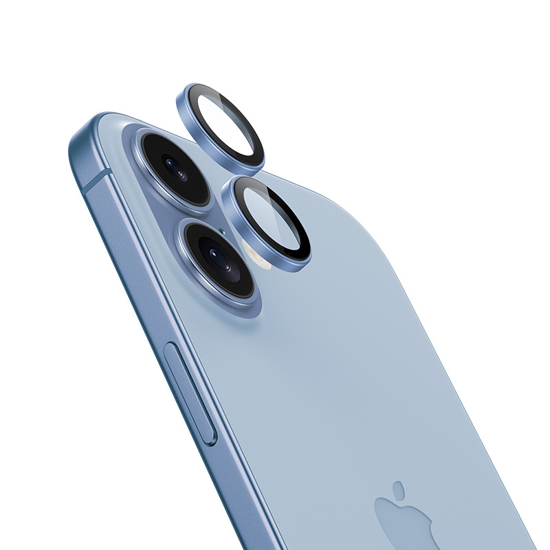 Benks rūdīts stikls DR Sapphire Lens Protector kamerai iPhone 17 (2 lēcas) gaiši zils