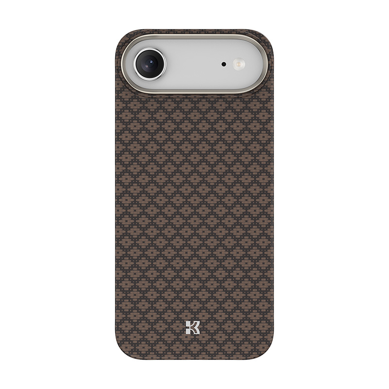 Benks Magnetic Armor Air Armor Grid Kevlar maciņš ar metāla rāmi 600D (A068) iPhone 17 Air zelta