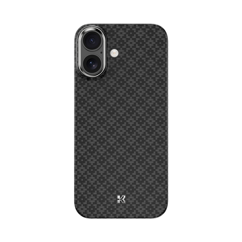 Benks Magnetic Armor Air Armor Grid Kevlar maciņš ar metāla rāmi 600D (B067) iPhone 17 melns