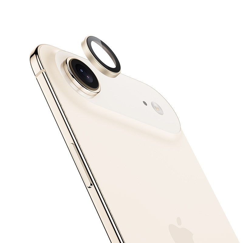 Benks rūdīts stikls DR Sapphire Lens Protector kamerai iPhone 17 Air (1 lēca) zelta