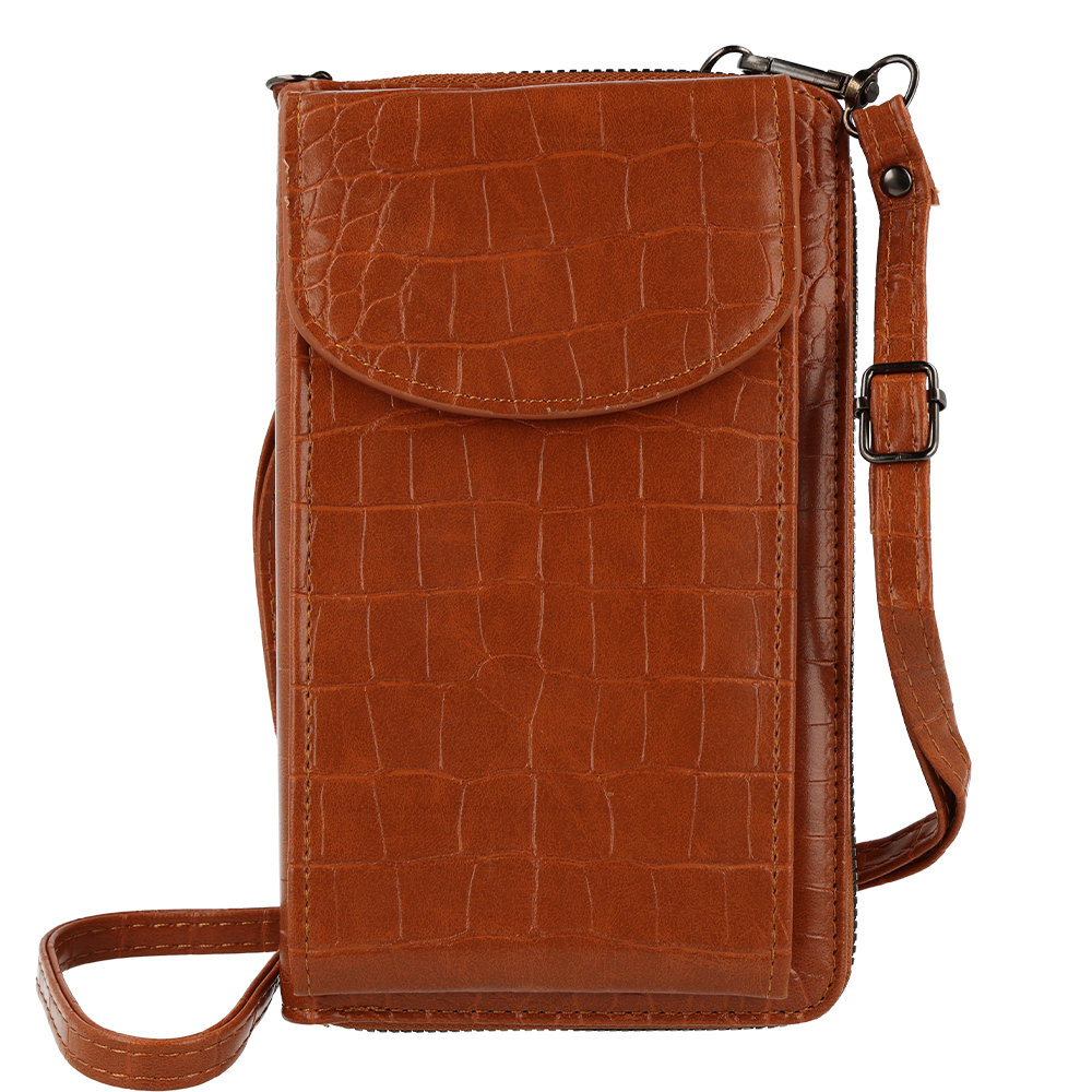 Adīts maciņš telefonam GCW12 brūns