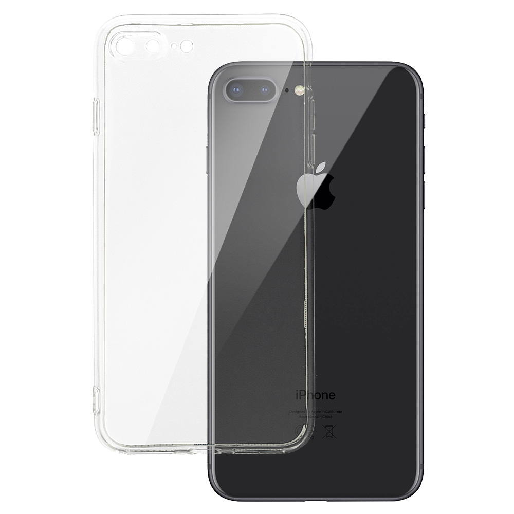 Mugurējais vāciņš 2 mm Perfect IPHONE 7 PLUS / 8 PLUS (5,5") CAURSPĪDĪGS