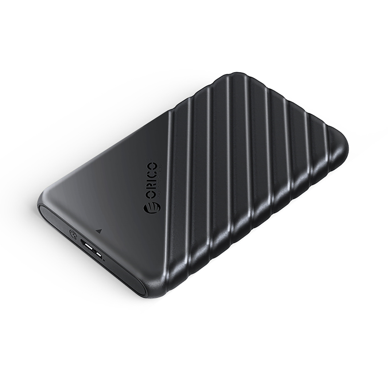 Orico 25PW1-U3 2,5" HDD/SSD USB 3.0 Micro-B 5Gb/s diska kasetne - melna