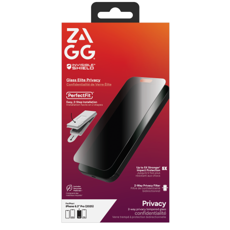 ZAGG Invisibleshield Glass Elite Privacy Glass iPhone 17 Pro