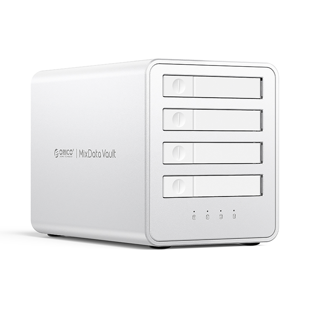 Orico 8848RC3 DAS sērijas 4 sekciju 2,5" HDD/SSD disku masīvs - balts