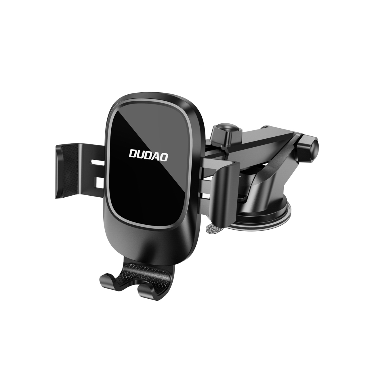Dudao F5N+ gravity auto turētājs with suction cup windshield or dashboard - melns