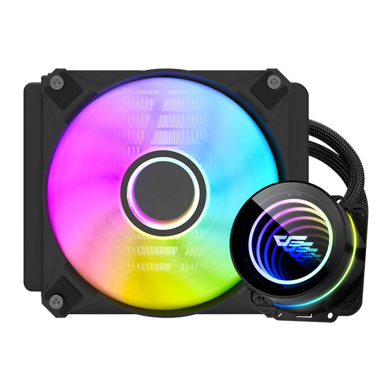 PC water cooling Darkflash DX120 V2.6 (melns)