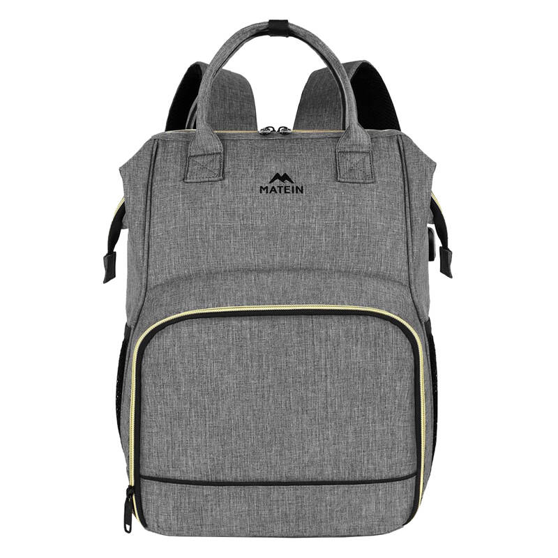 Laptop Backpack / Lunch Bag 15.6'' Matein 1368 USB Pelēks