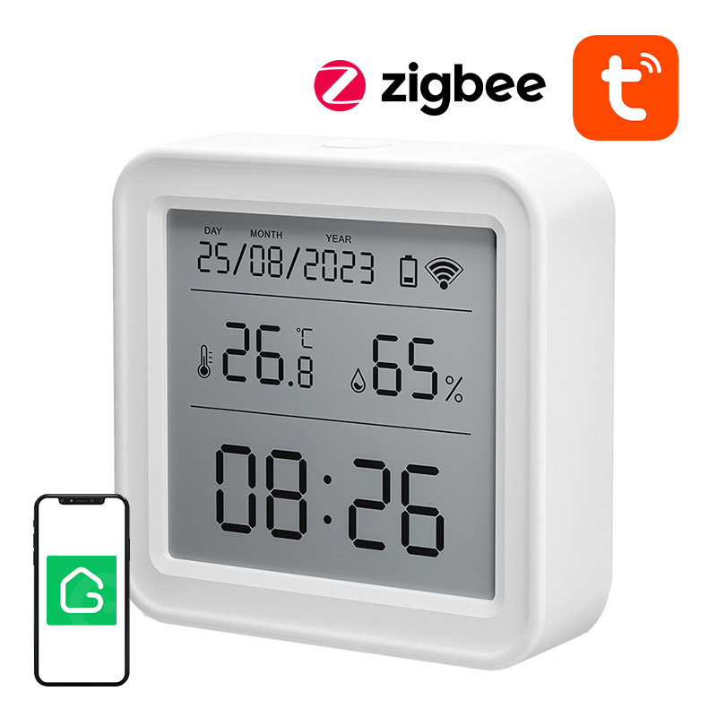Zigbee Gosund ST17 LCD viedais temperatūras un mitruma sensors Tuya