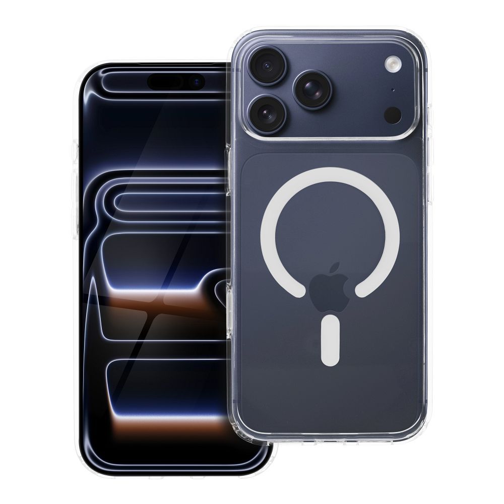 Korpuss iPhone 17 PRO MAX Forcell F-Protect Clear Hybrid Premium saderīgs ar caurspīdīgu korpusu