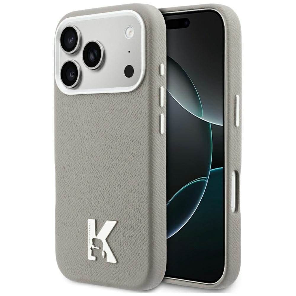 Karl Lagerfeld Karl Head Logo MagSafe futrālis iPhone 17 Pro Max - Pelēks