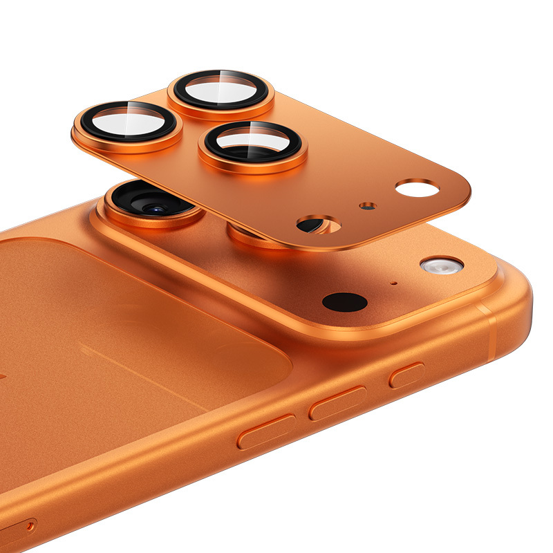Benks Tempesarkans glass Glass Warrior Metal Integrated Lens Protector (C069) Iphone 17 Pro (lens 3 pieces) oranžs