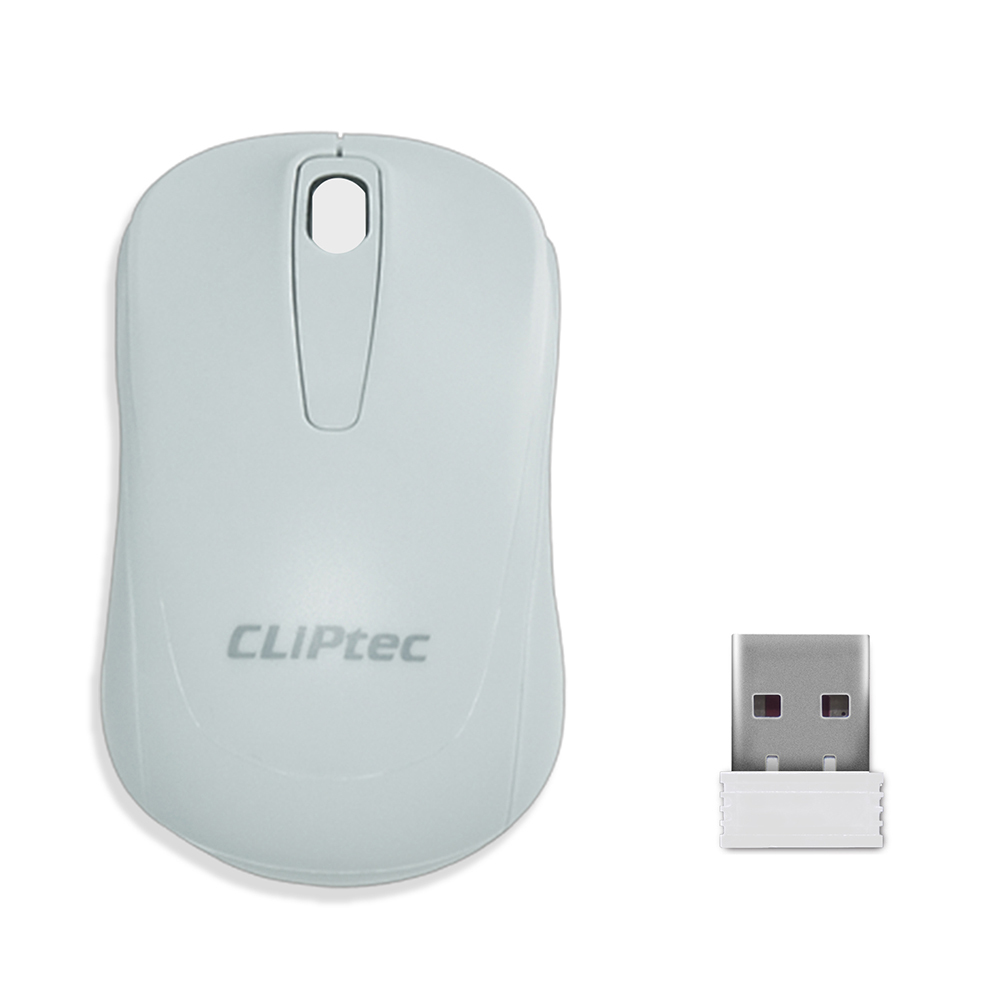 Cliptec Datora pele Young RZS859 bezvadu optical 1200DPI pelēks