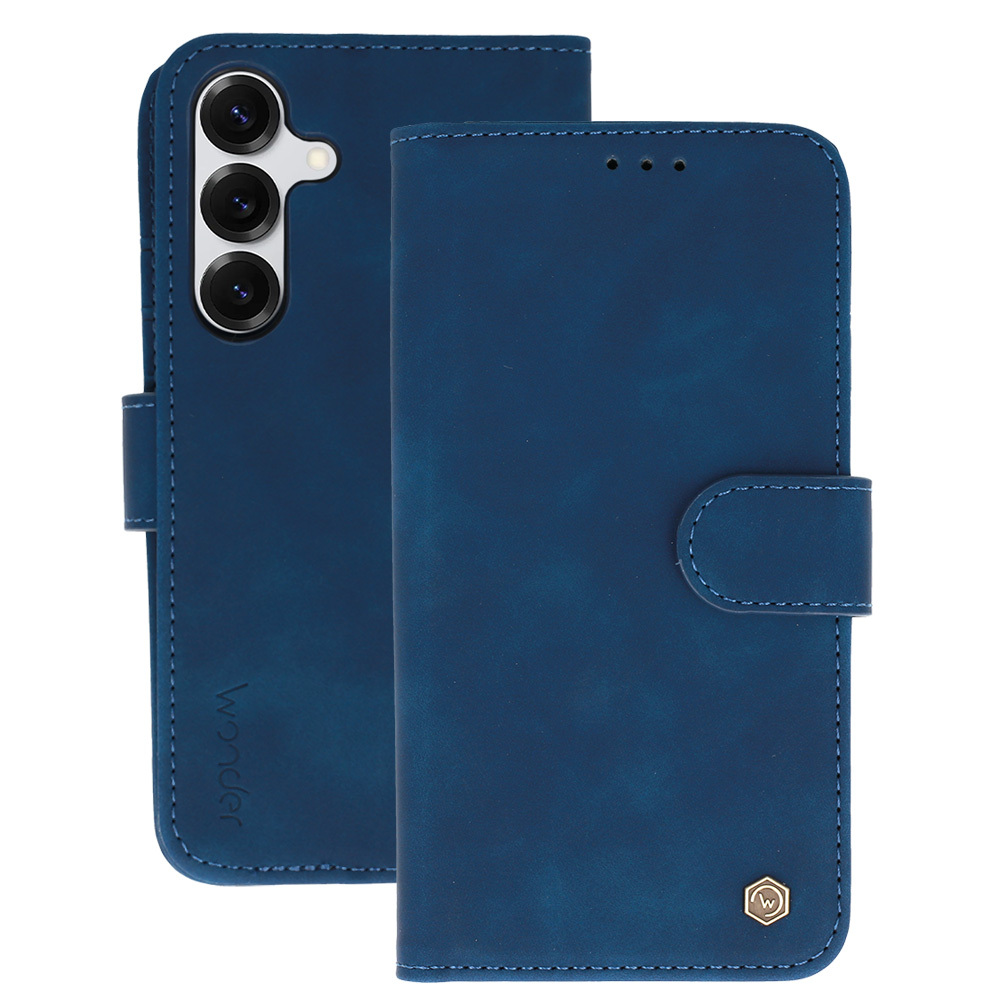 Wonder Fancy korpuss priekš Samsung Galaxy S25 tumši tumšsarkans