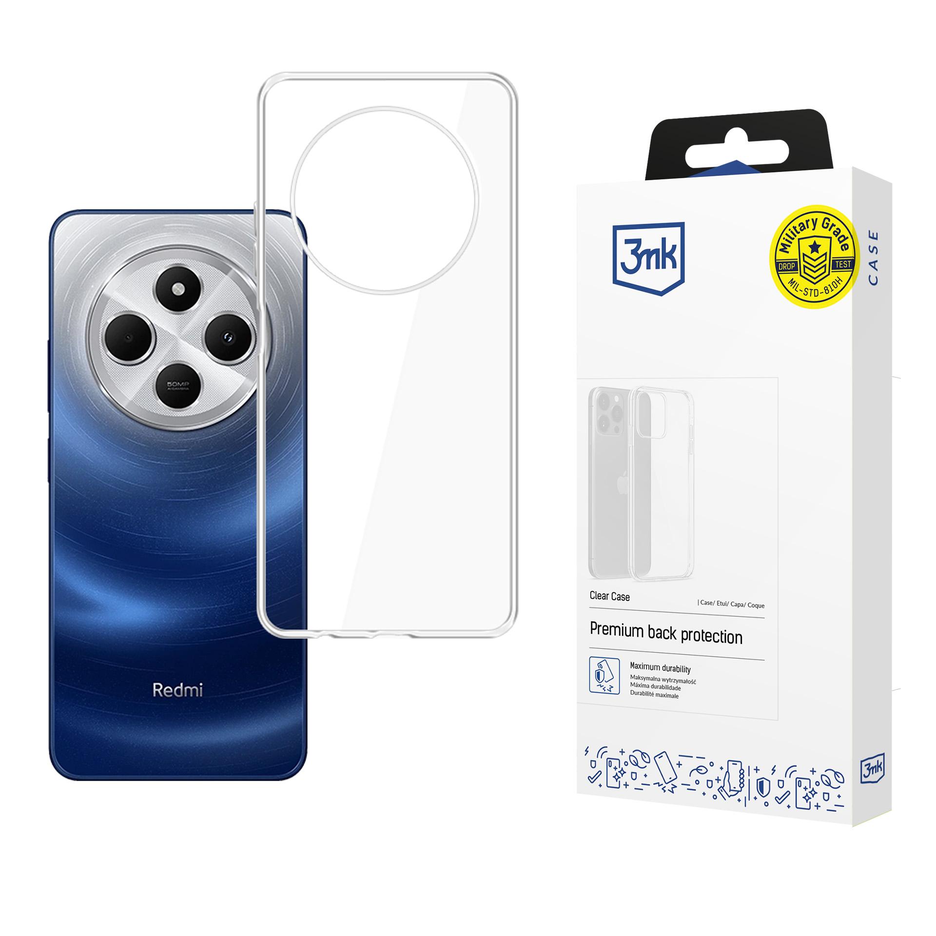 3mk Clear Maciņš for Xiaomi Redmi A3 Pro - caurspīdīgs