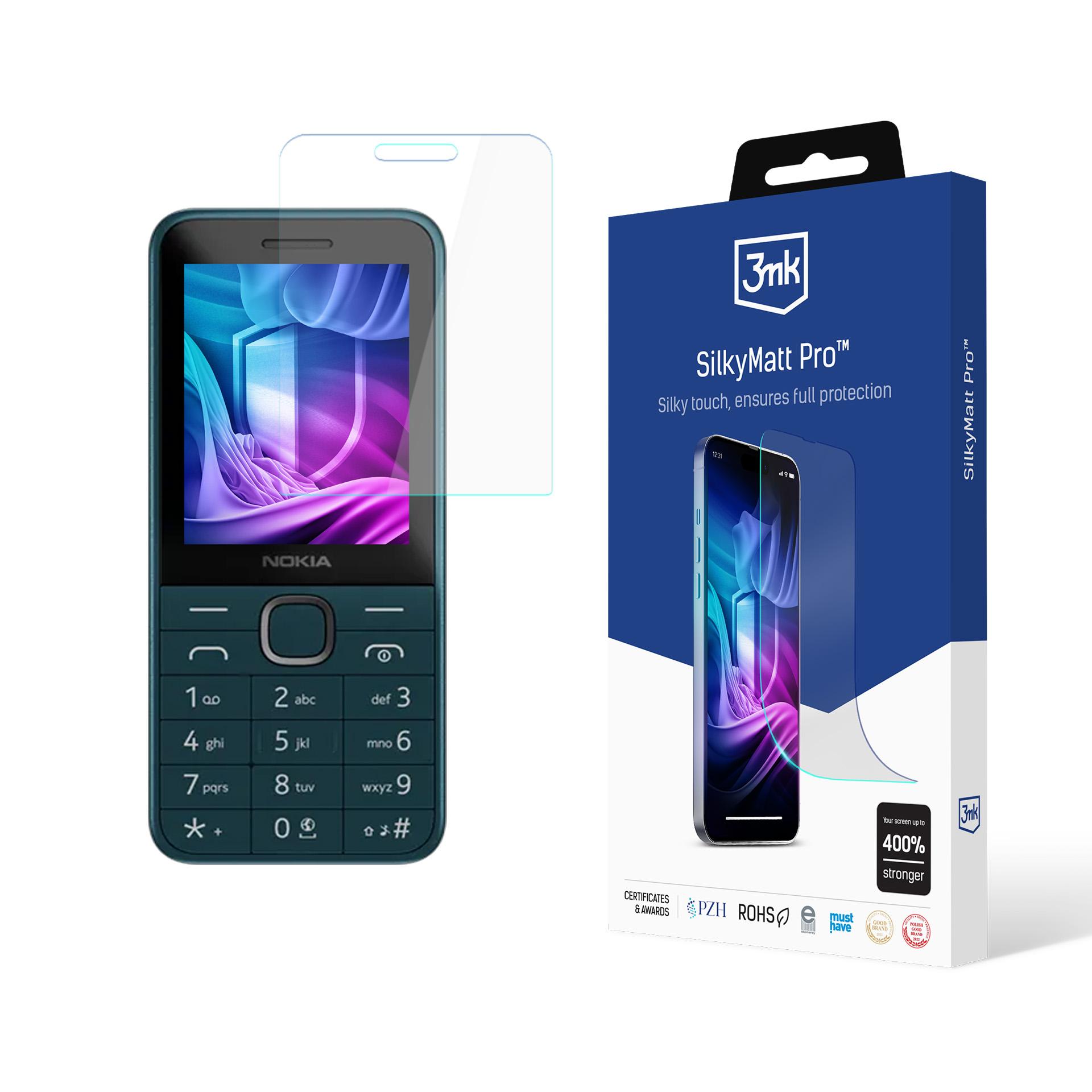 Matēts protective plēve 3mk Silky Matēts Pro for Nokia 225 4G (2024)