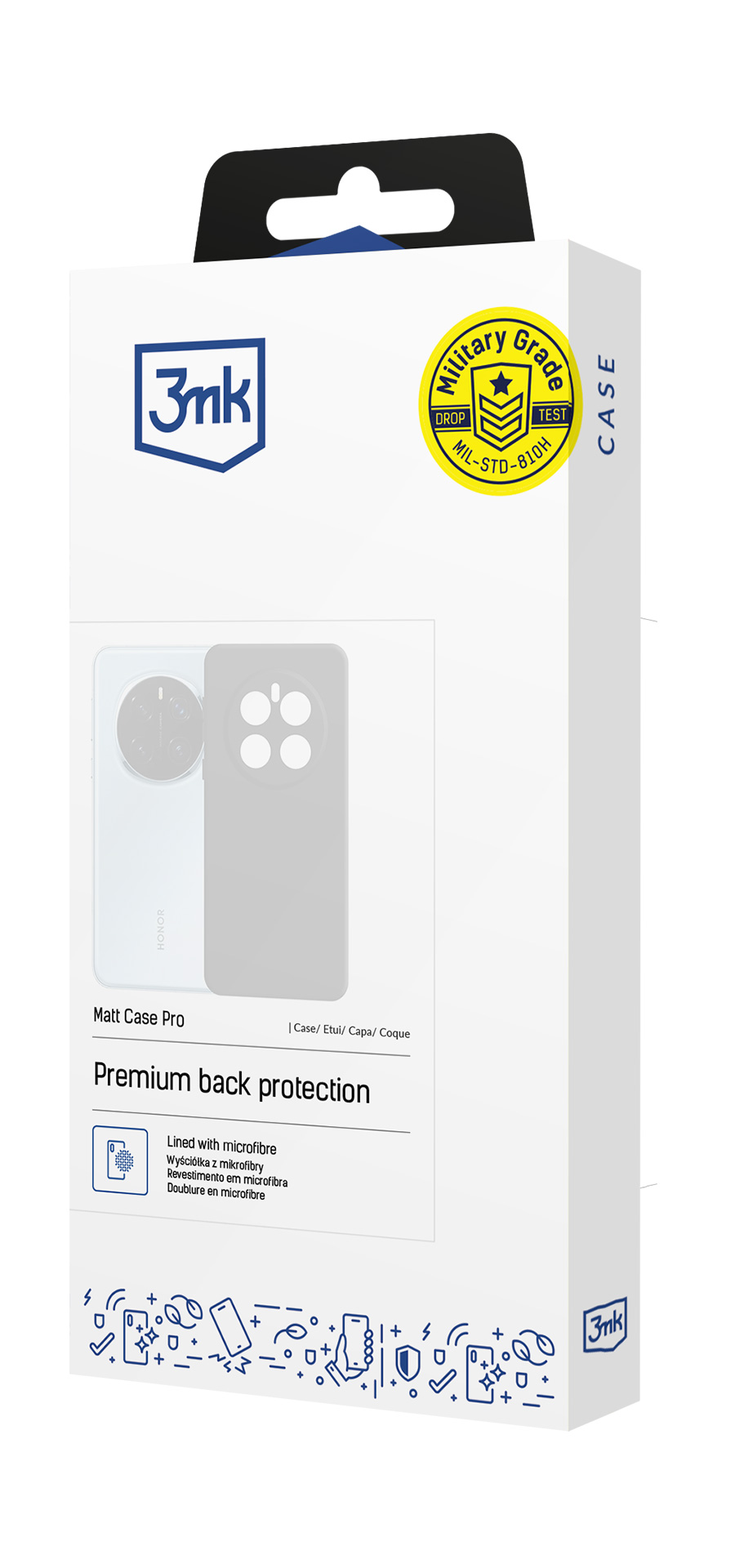 3mk Matt Case Pro Case for Xiaomi Redmi 15 4G / 15 5G - Black