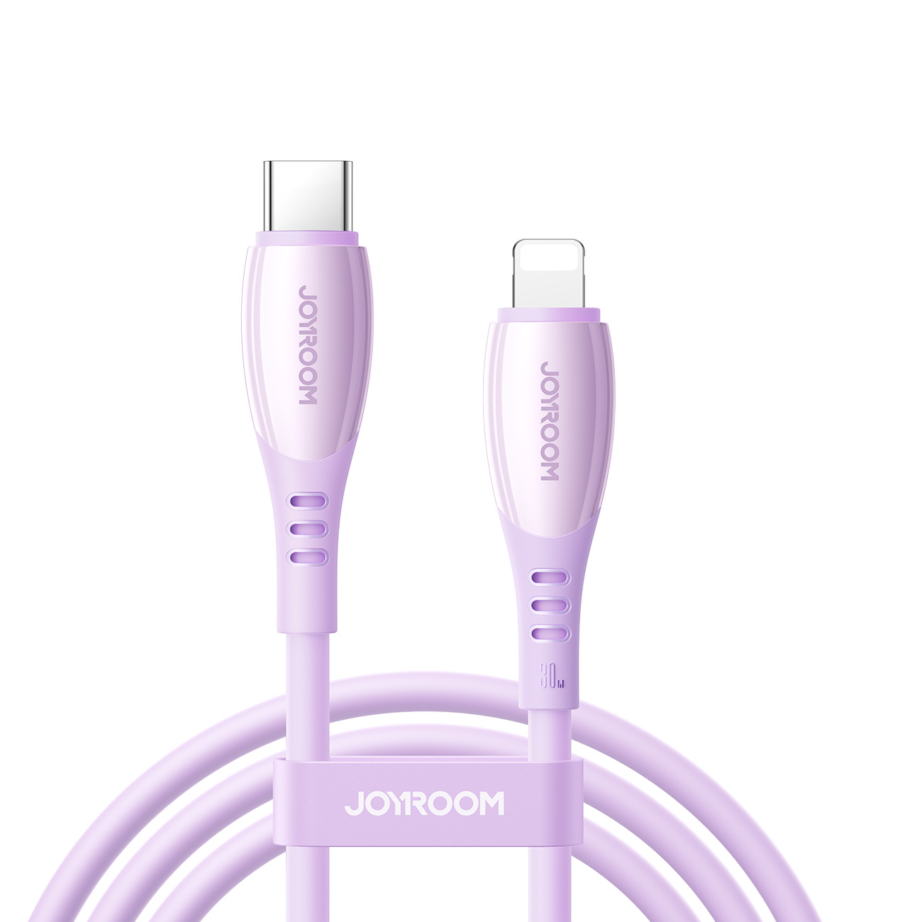 Joyroom S-A59 Vibrant Series 30W USB-C - Lightning kabelis 1.2m - violets