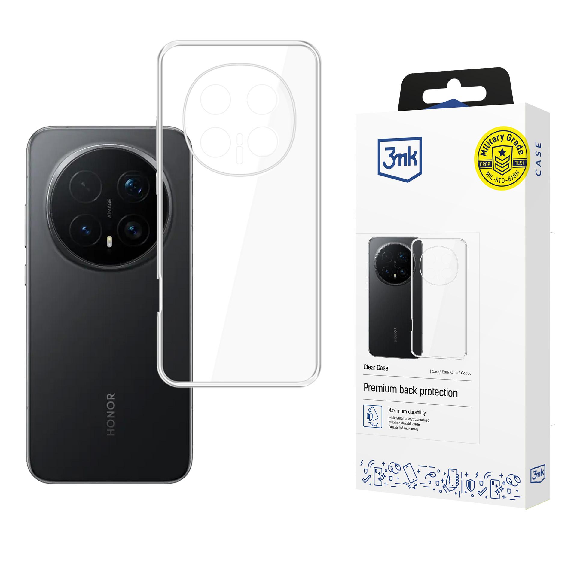 3mk Clear Maciņš for Honor Magic 8 Pro - caurspīdīgs