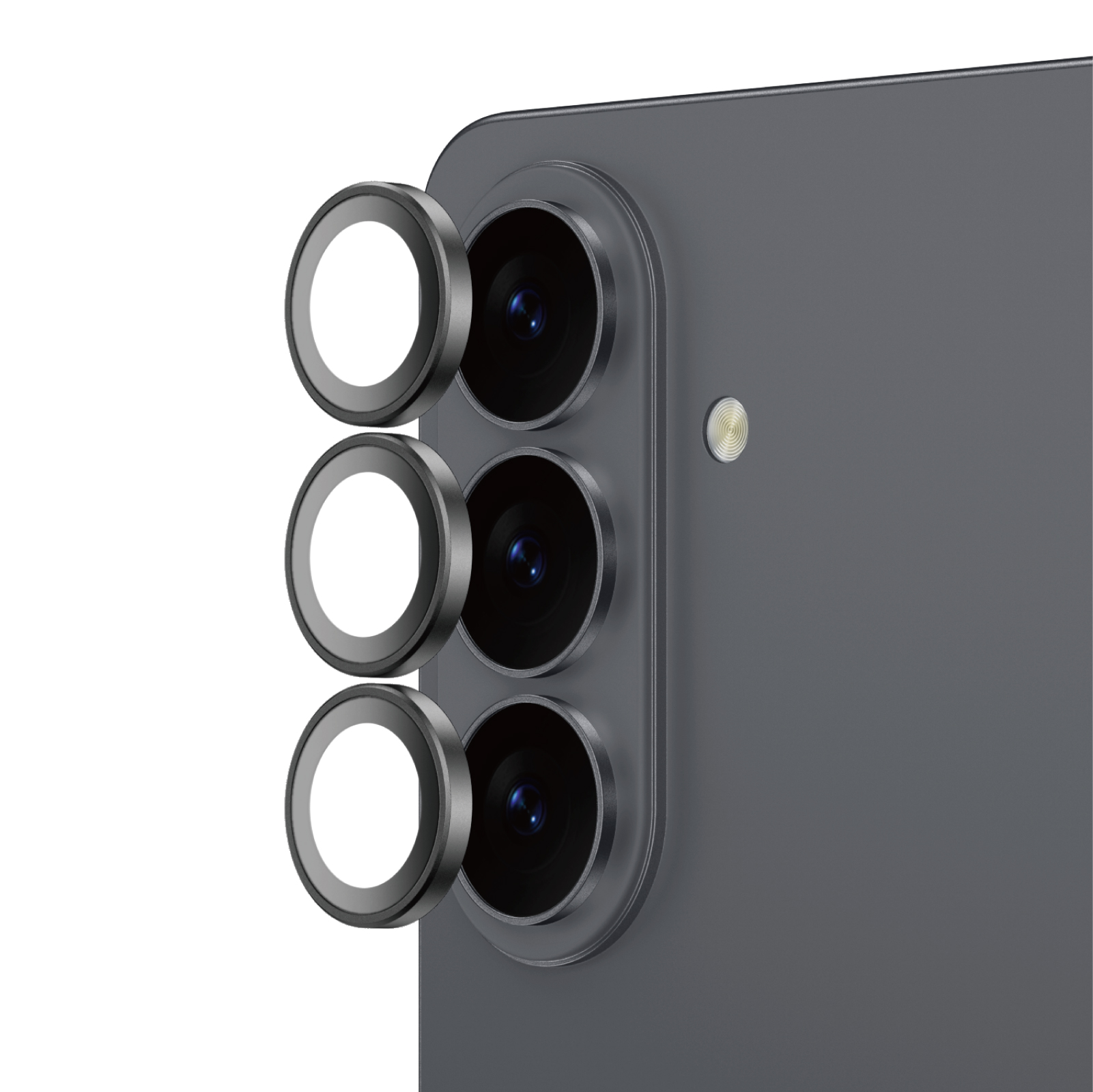 AmazingThing Radix AR objektīva stikls Samsung S26 kameras saliņai - Melns