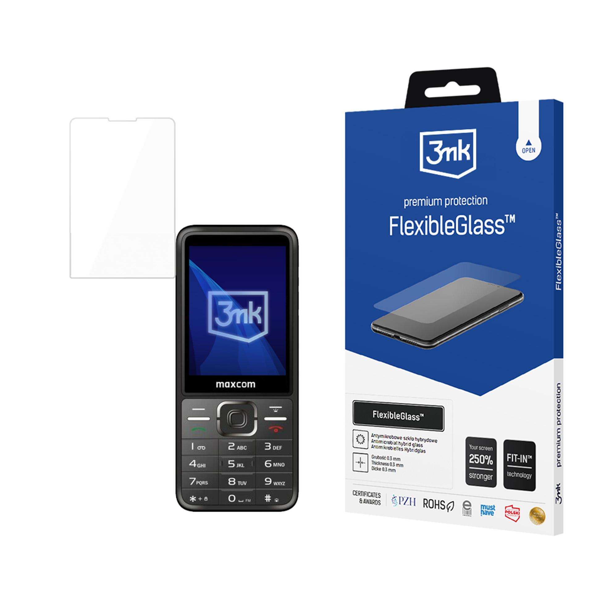 Hibrīda stikls 3mk FlexibleGlass on MAXCOM Classic MM244