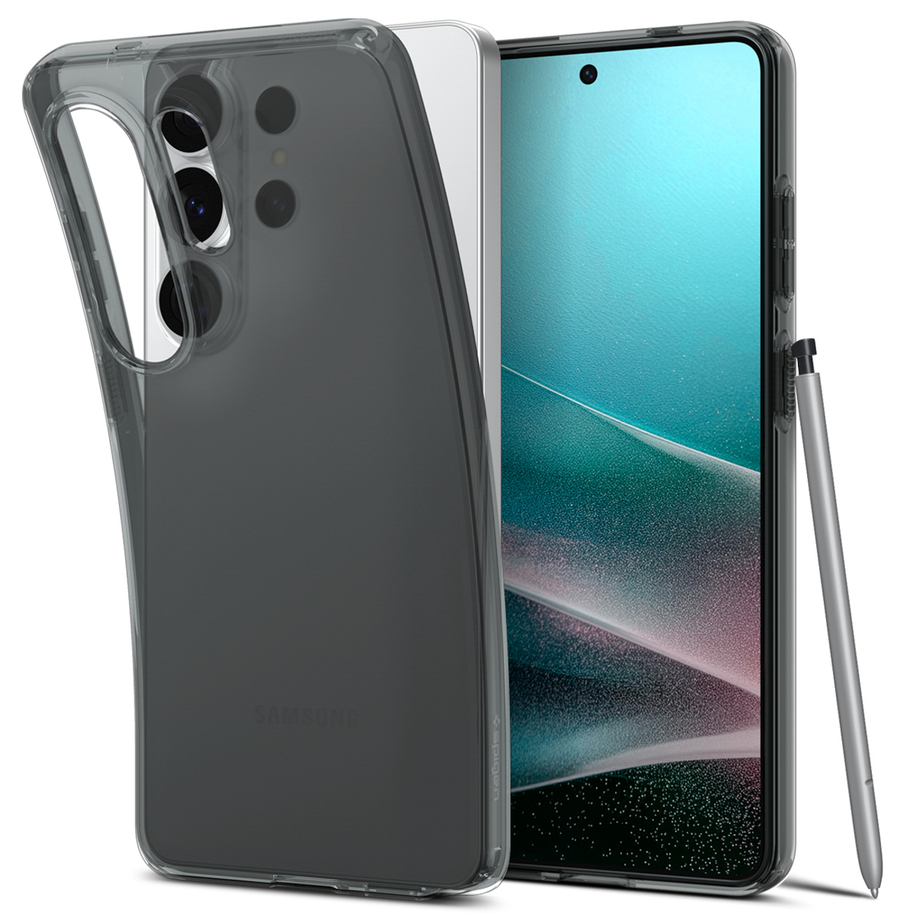 Spigen Liquid Crystal Maciņš for Samsung Galaxy S26 Ultra - Semi-caurspīdīgs