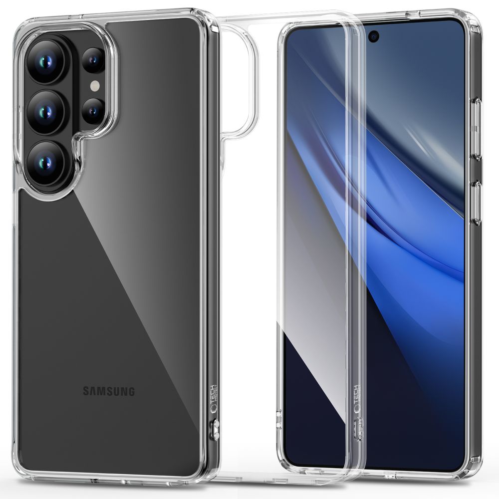 Tech-Protect FlexAir Hybrid Maciņš for Samsung Galaxy S26 Ultra - Clear