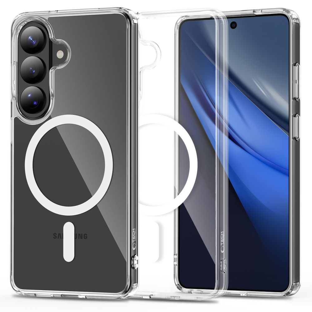 Tech-Protect FlexAir Hybrid MagSafe Maciņš for Samsung Galaxy S26 - caurspīdīgs