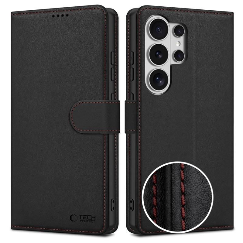 Tech-Protect Maks Maciņš for Samsung Galaxy S26 Ultra - melns and sarkans