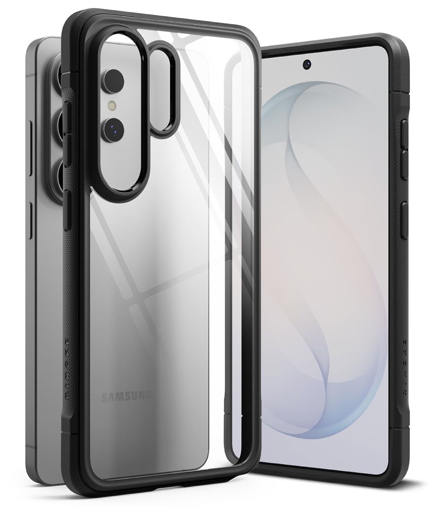 Ringke Fusion Bold Maciņš for Samsung Galaxy S26 Ultra - Clear melns