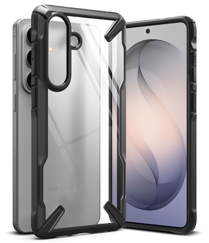 Ringke Fusion X Maciņš for Samsung Galaxy S26+ - caurspīdīgs melns