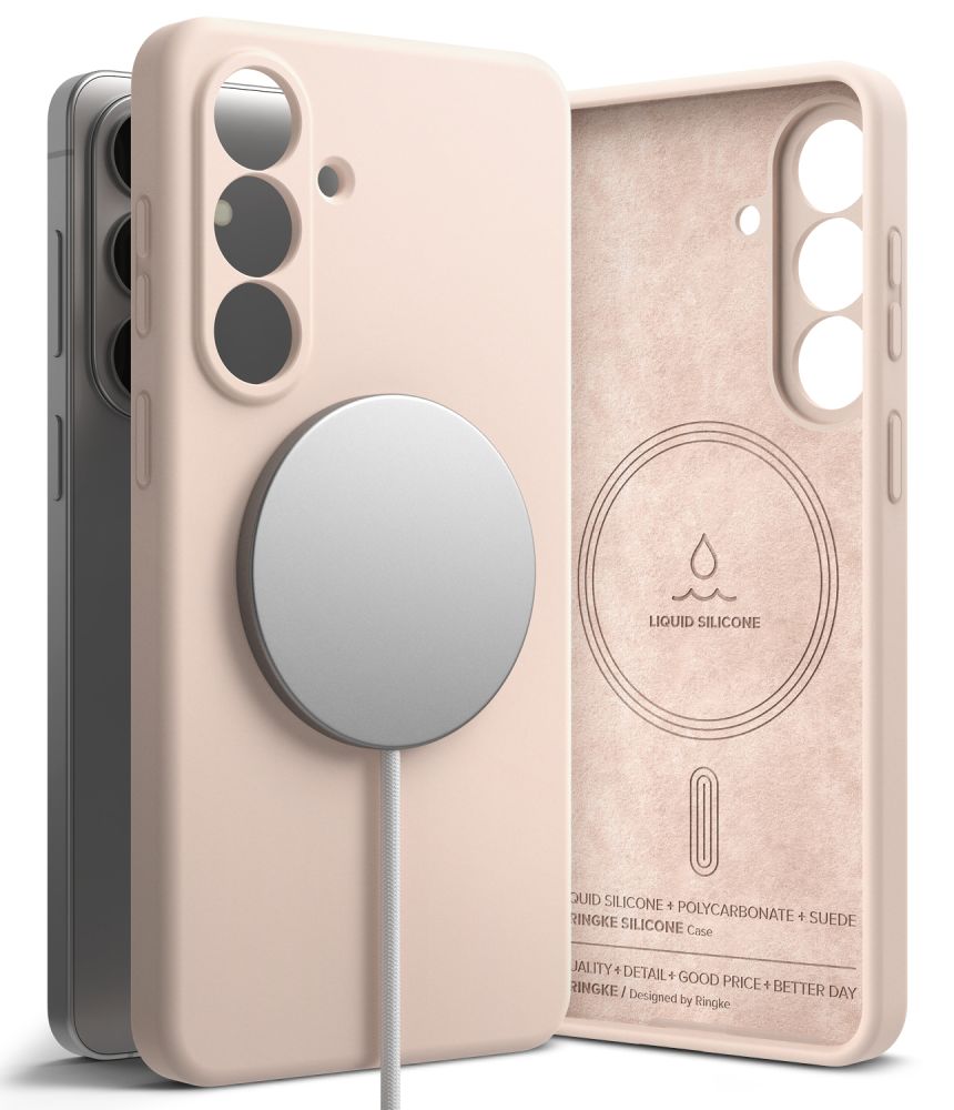 Ringke Silikona MagSafe Maciņš for Samsung Galaxy S26+ - rozā