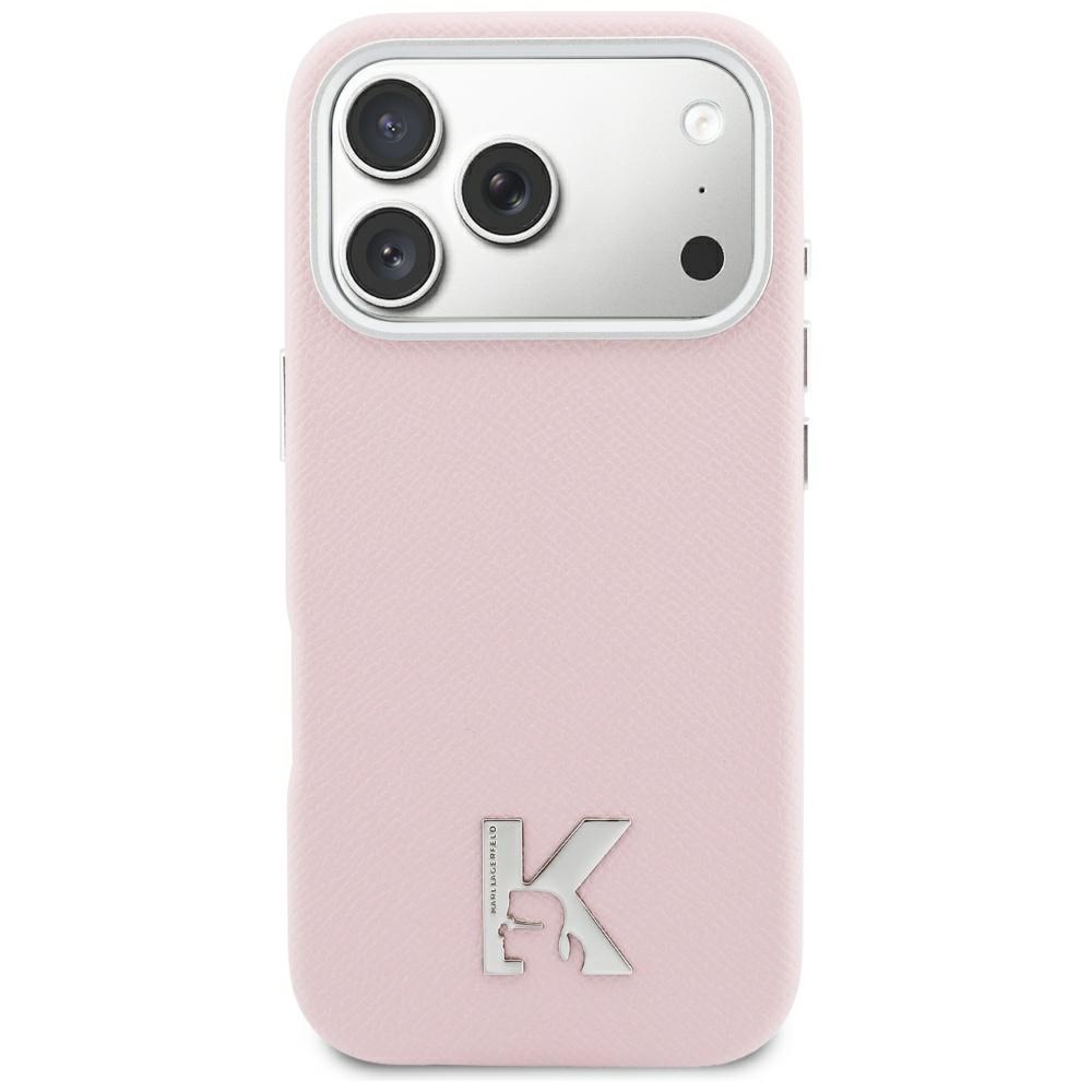 Karl Lagerfeld Karl Head Logo MagSafe Maciņš for iPhone 17 - rozā